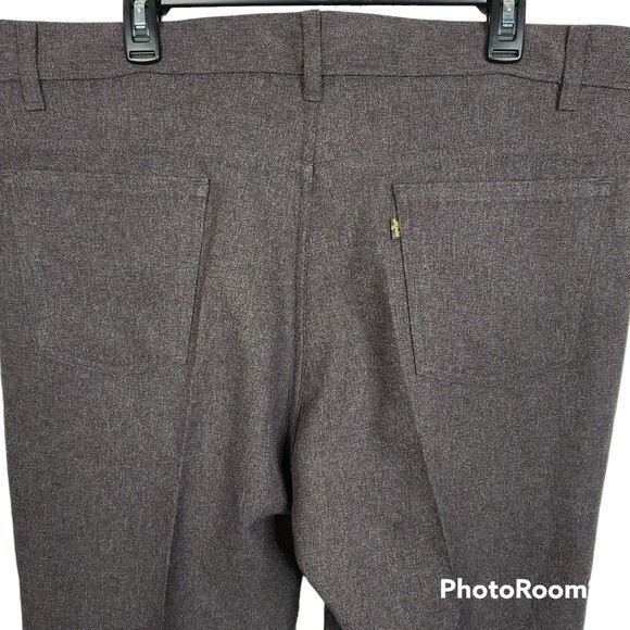 Levi's Vintage 977 Button 100% Dracon Polyester Bootcut Pants Size 42 - Picture 4 of 10